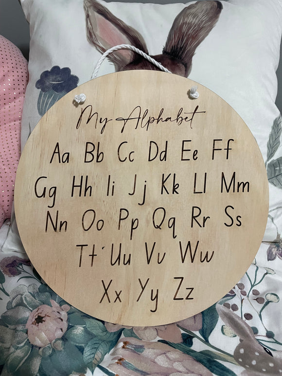 My Alphabet | Wall decor