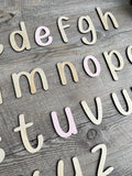 Wooden Alphabet | Blush | Wall decor