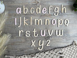 Wooden Alphabet | Blush | Wall decor