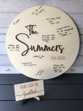 Wedding signature sign